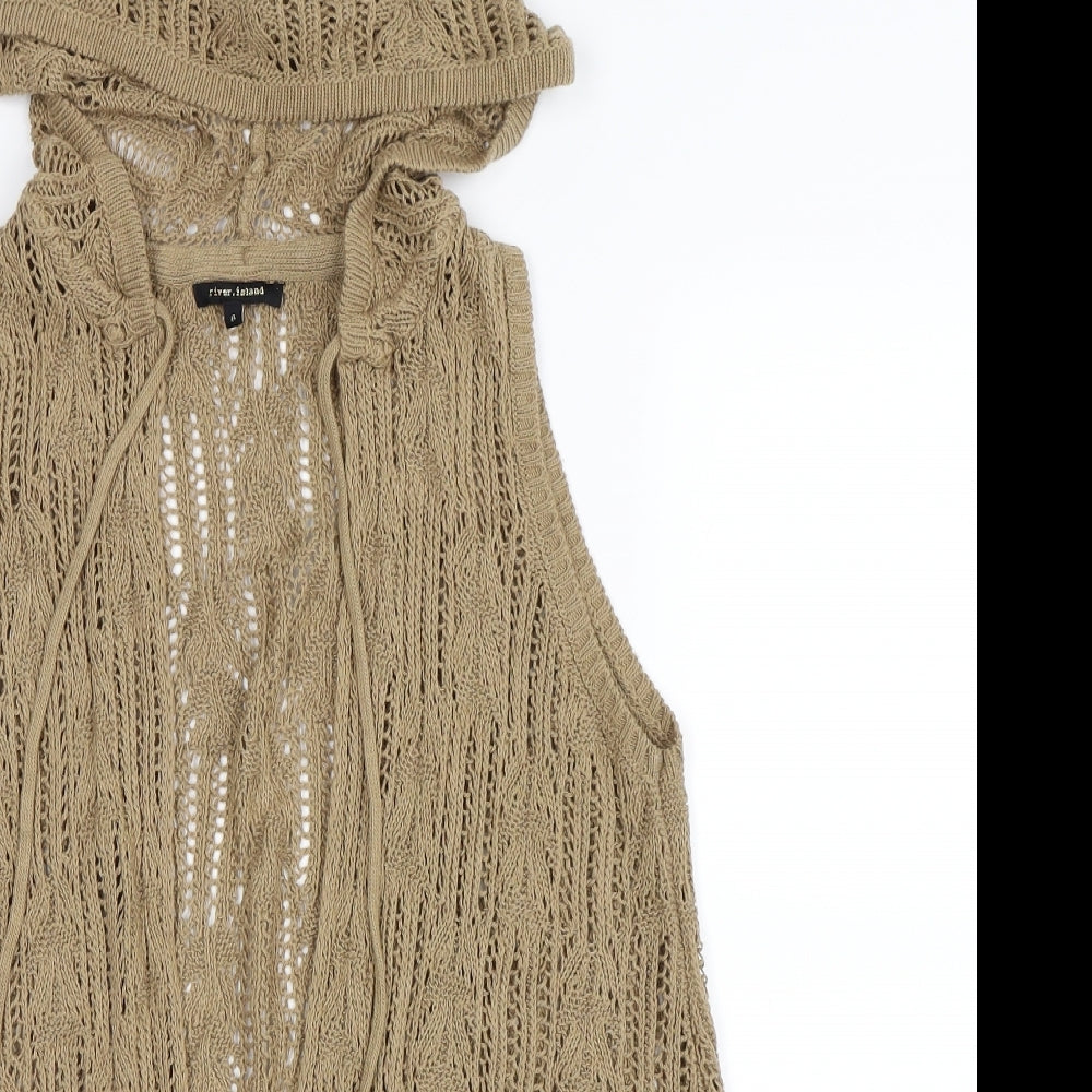 River Island Womens Brown   Cardigan Jumper Size 8