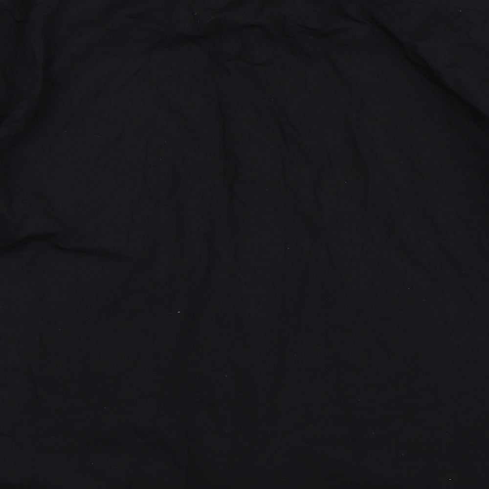 Silver Eight Mens Black    Button-Up Size L