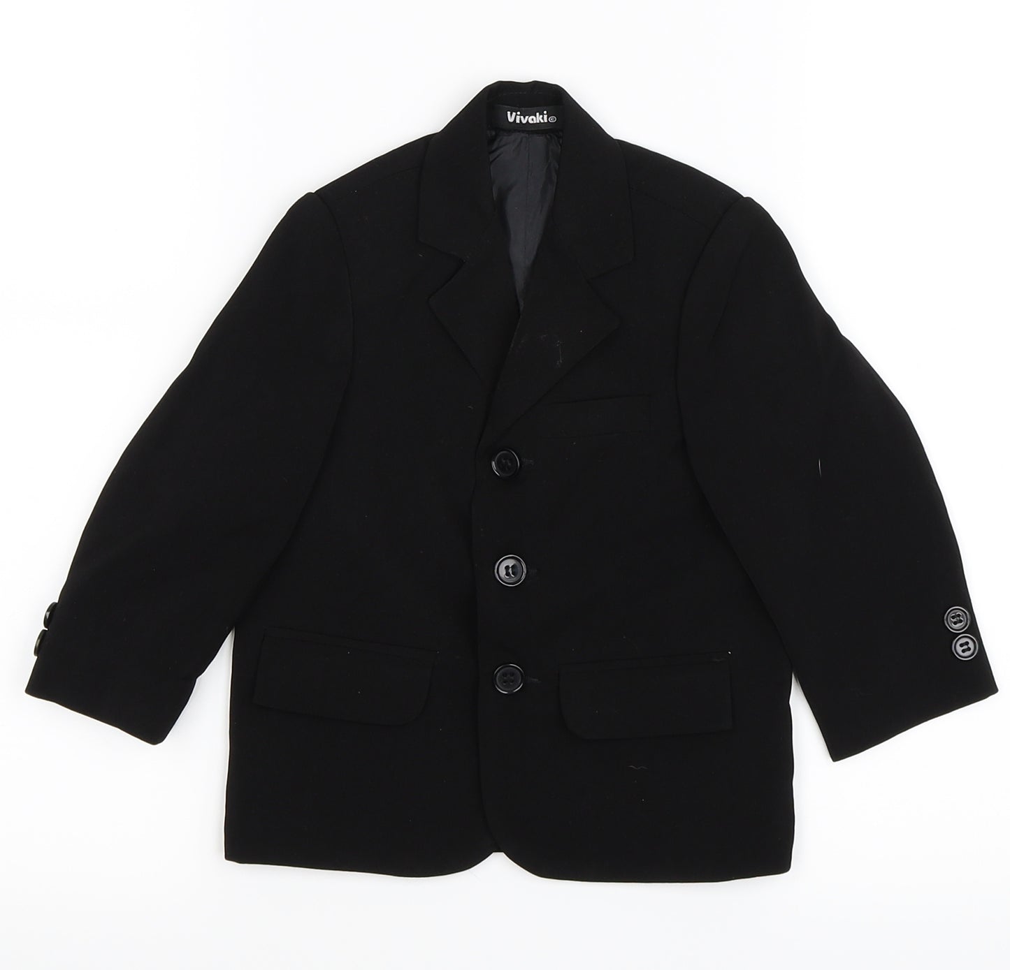 VivaKi Boys Black   Tuxedo Blazer Size 9-12 Months