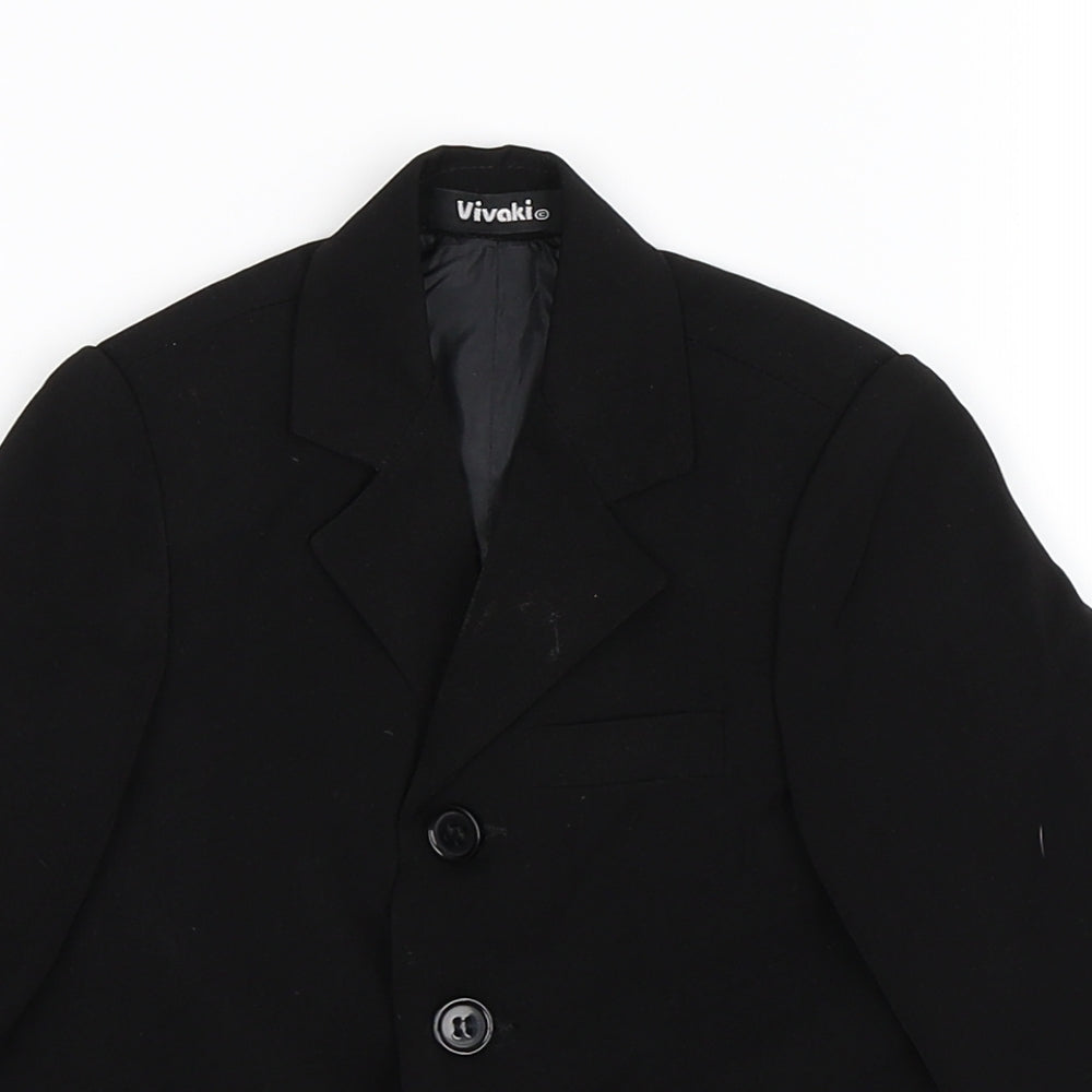 VivaKi Boys Black   Tuxedo Blazer Size 9-12 Months