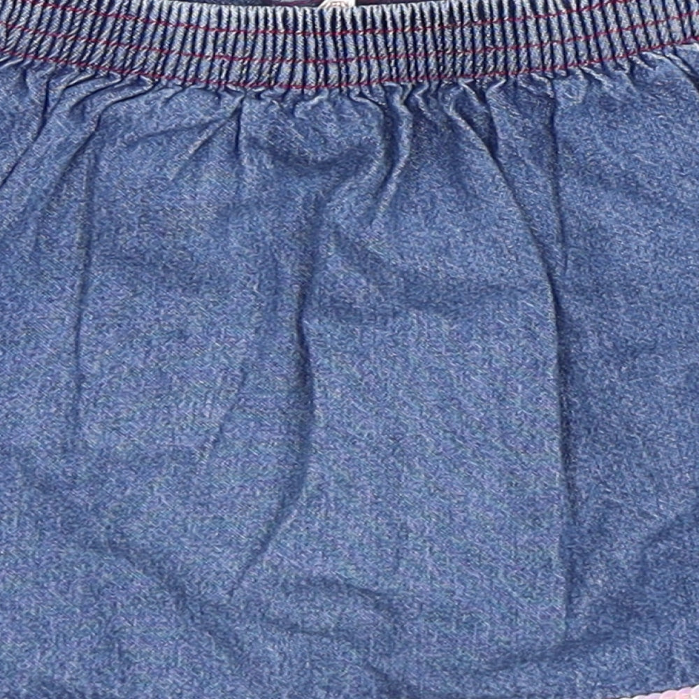 Tesco Girls Blue   A-Line Skirt Size 12-18 Months