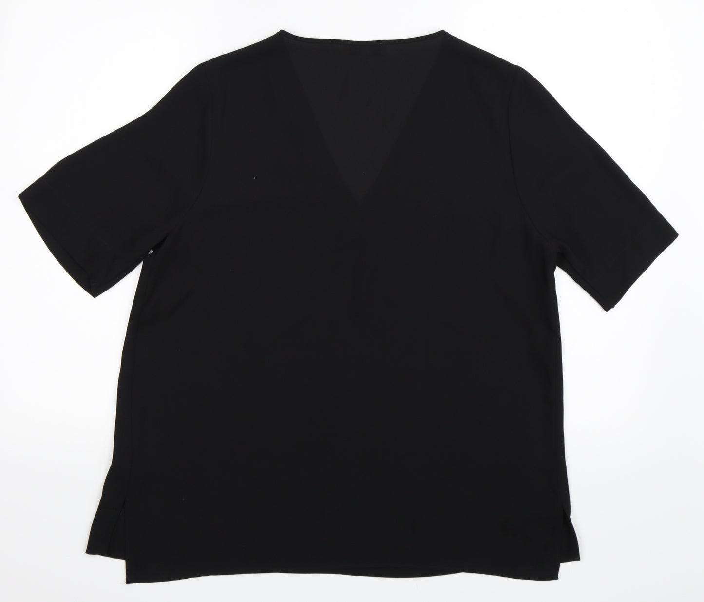 Papaya Womens Black   Basic Blouse Size 14