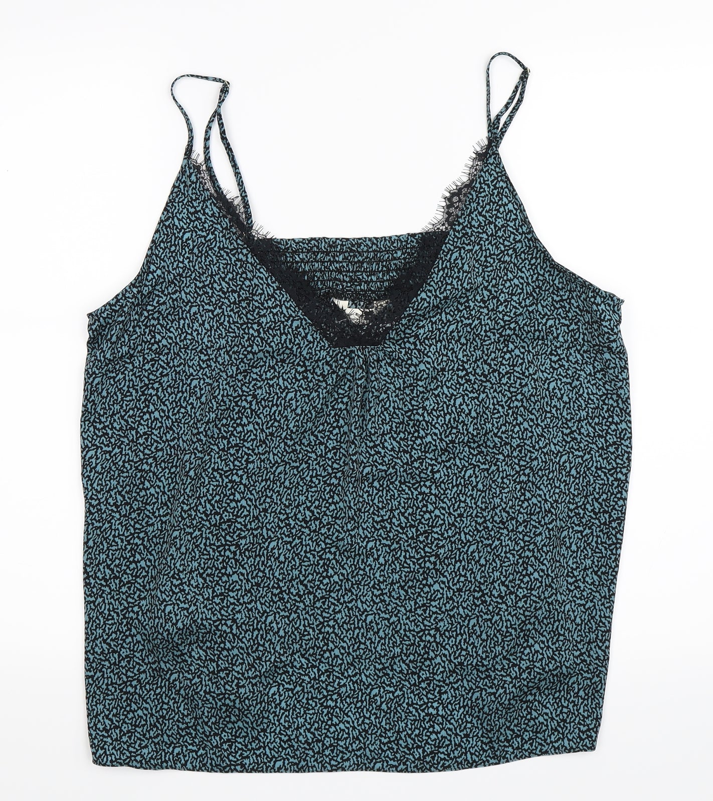 Marks and Spencer Womens Blue Animal Print  Camisole Tank Size 20