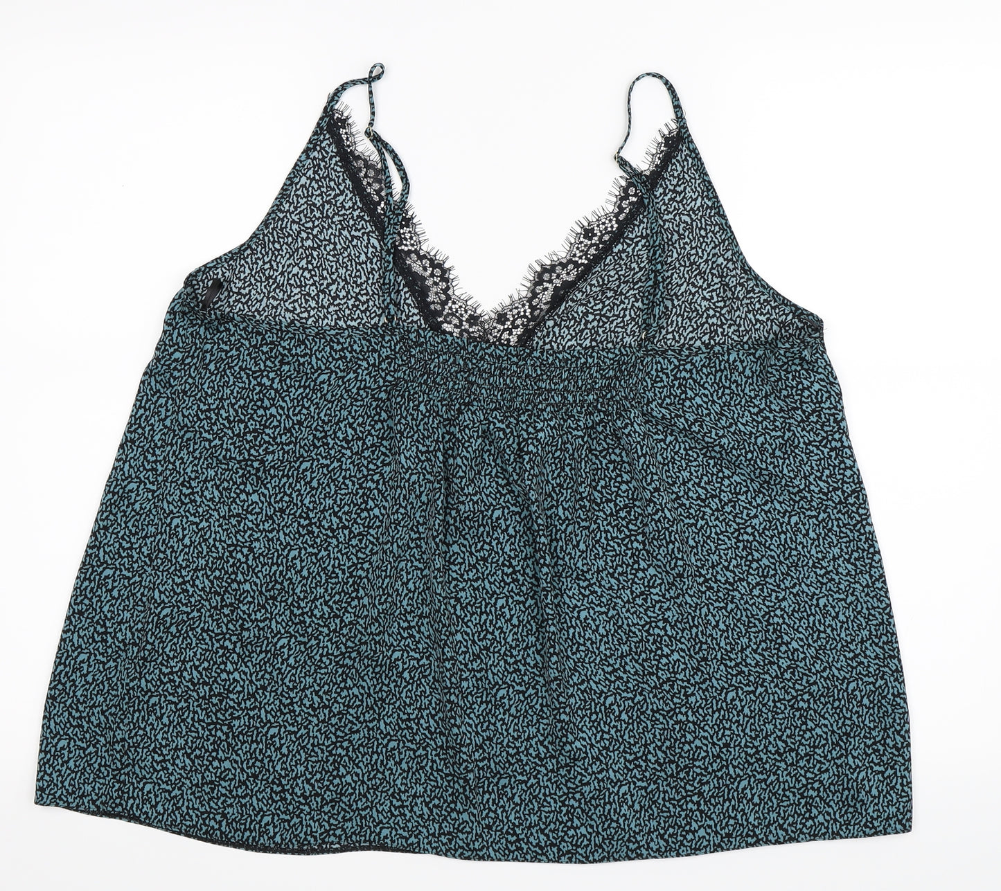 Marks and Spencer Womens Blue Animal Print  Camisole Tank Size 20