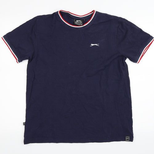 Slazenger Mens Blue    T-Shirt Size L