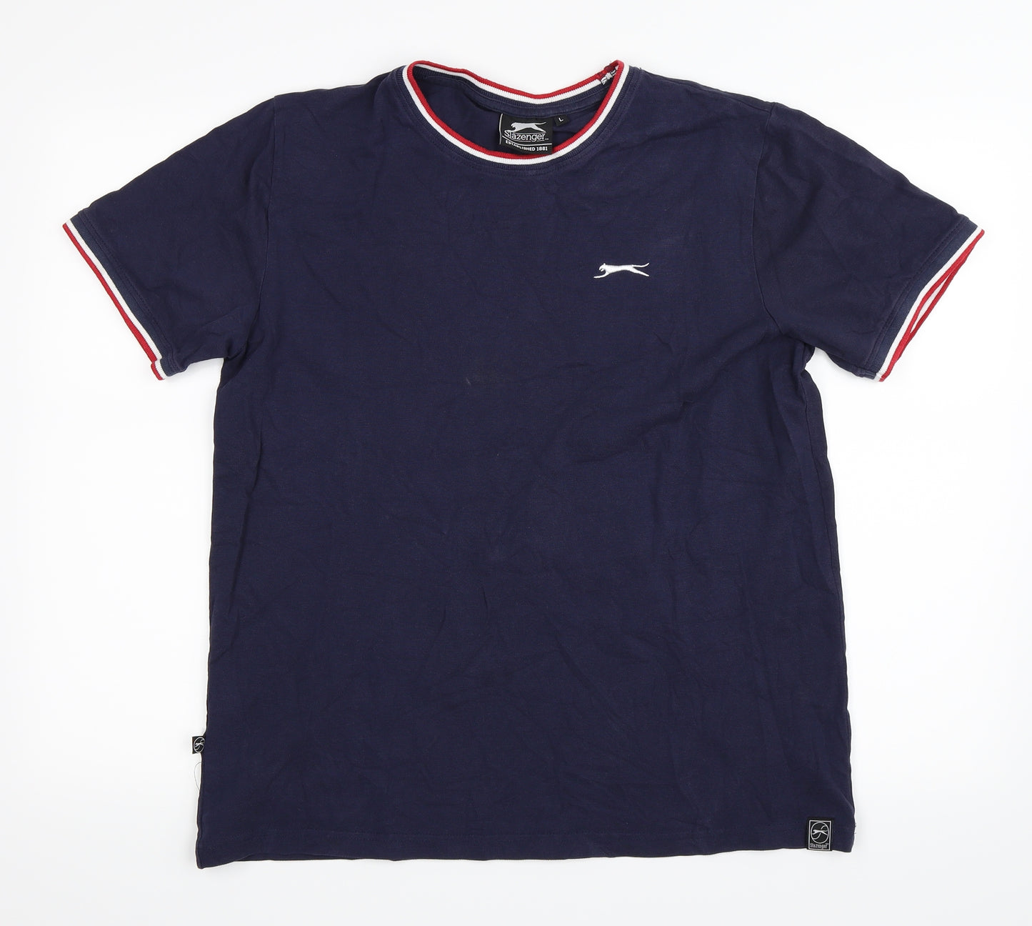 Slazenger Mens Blue    T-Shirt Size L