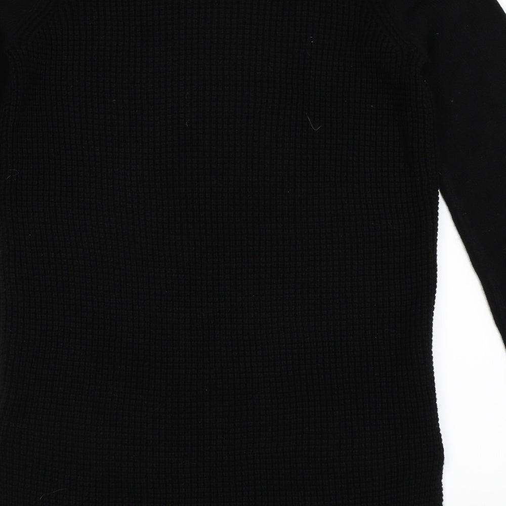 TU Womens Black   Jumper Dress  Size 8