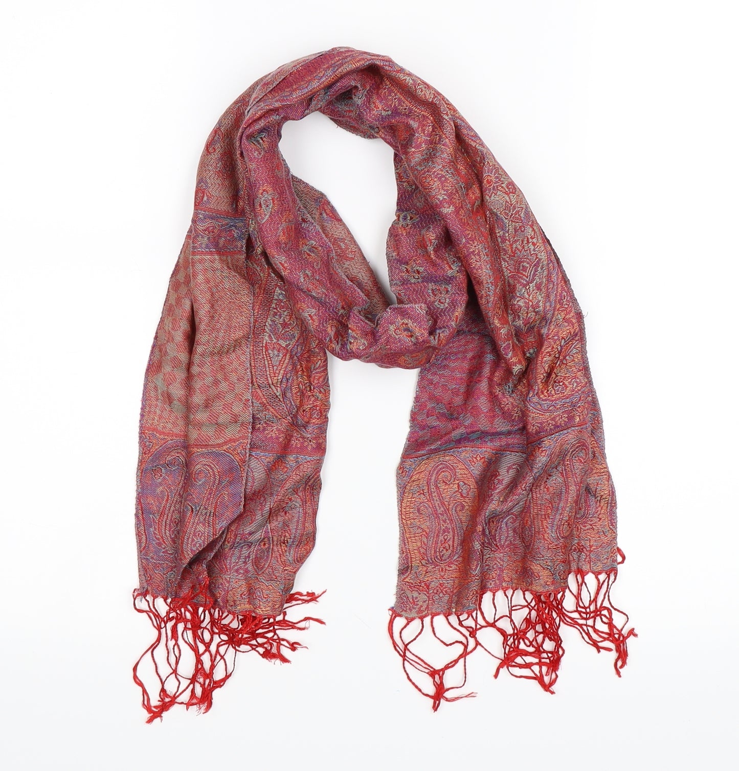 Preworn Womens Multicoloured Paisley   Scarf