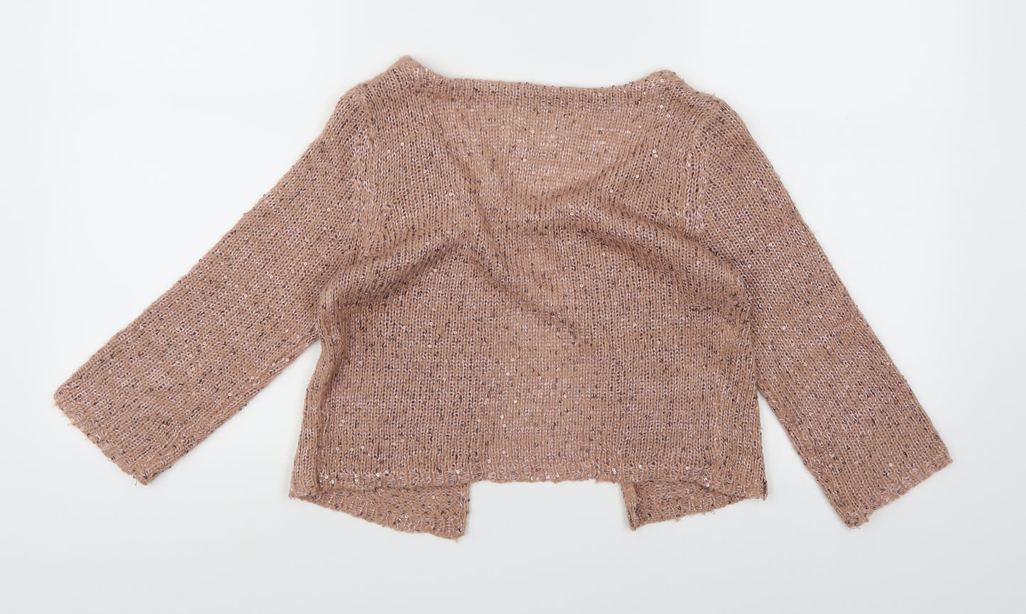 New Look Womens Pink  Knit Cardigan Jumper Size 8