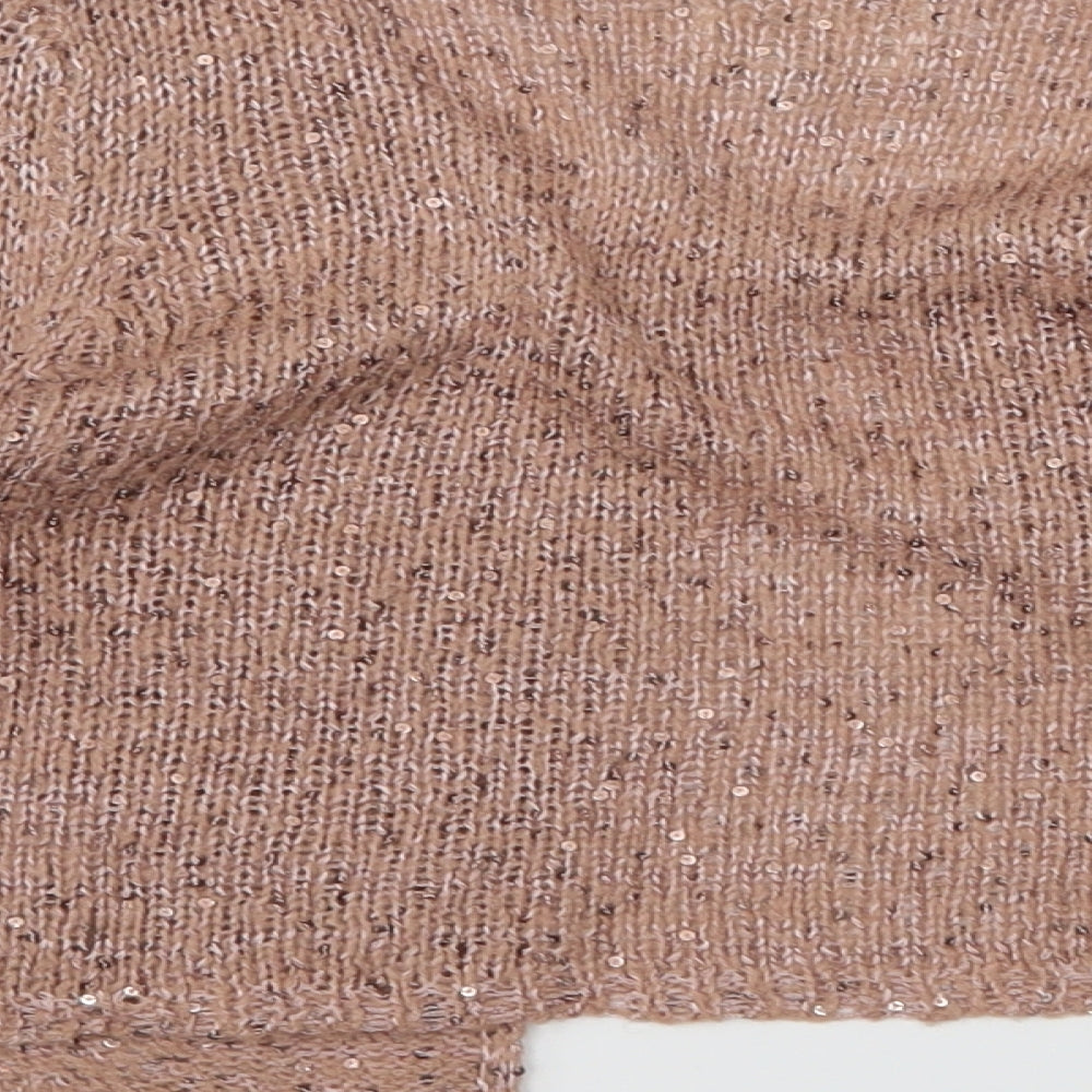 New Look Womens Pink  Knit Cardigan Jumper Size 8