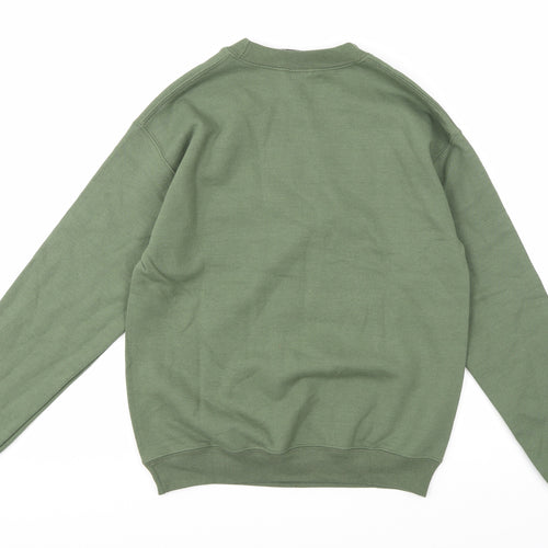 Star Wars Boys Green  Jersey Pullover Sweatshirt Size S  - Star Wars Christmas