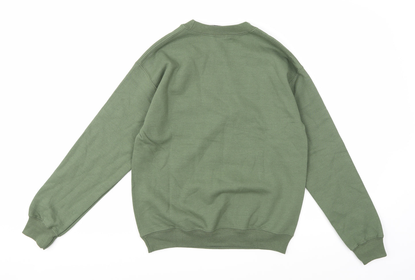 Star Wars Boys Green  Jersey Pullover Sweatshirt Size S  - Star Wars Christmas