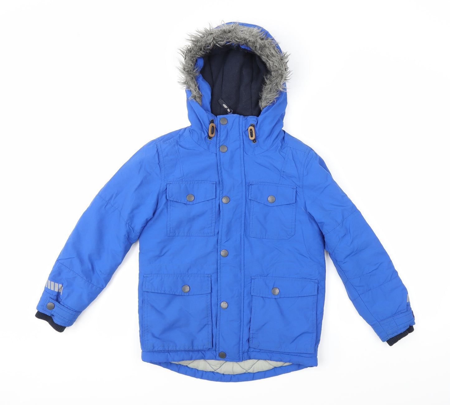 NEXT Boys Blue   Basic Coat Coat Size 8 Years