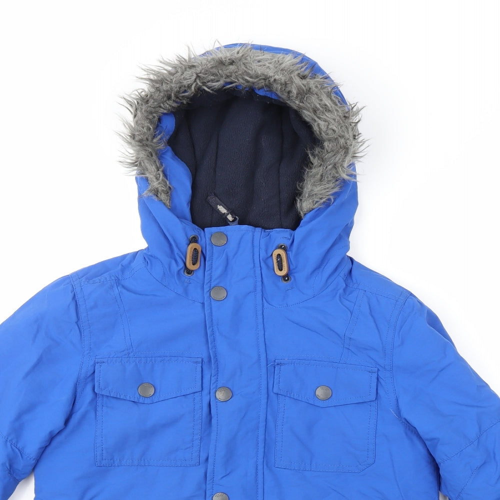 NEXT Boys Blue   Basic Coat Coat Size 8 Years