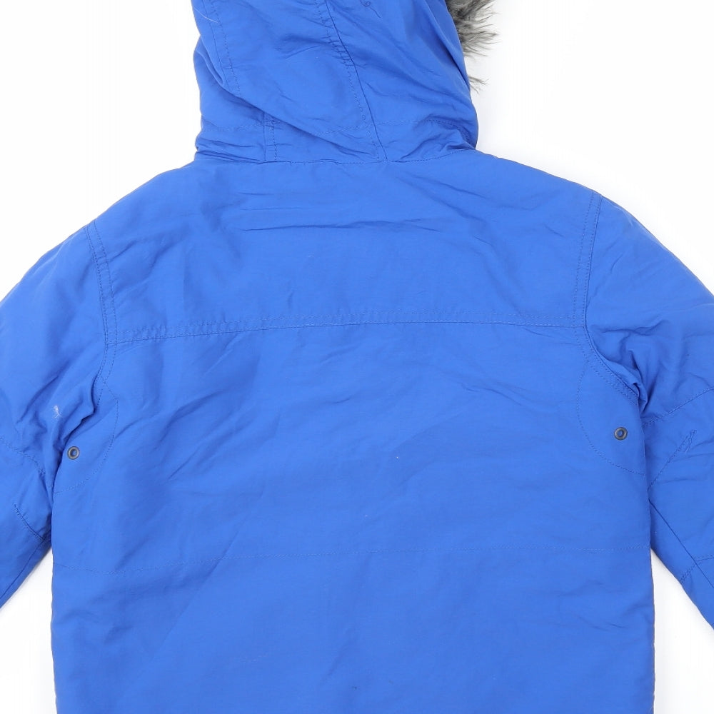 NEXT Boys Blue   Basic Coat Coat Size 8 Years