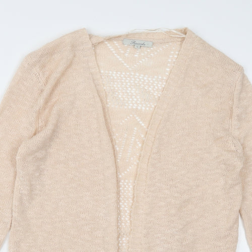 Peacocks Womens Pink  Knit Cardigan Jumper Size 10