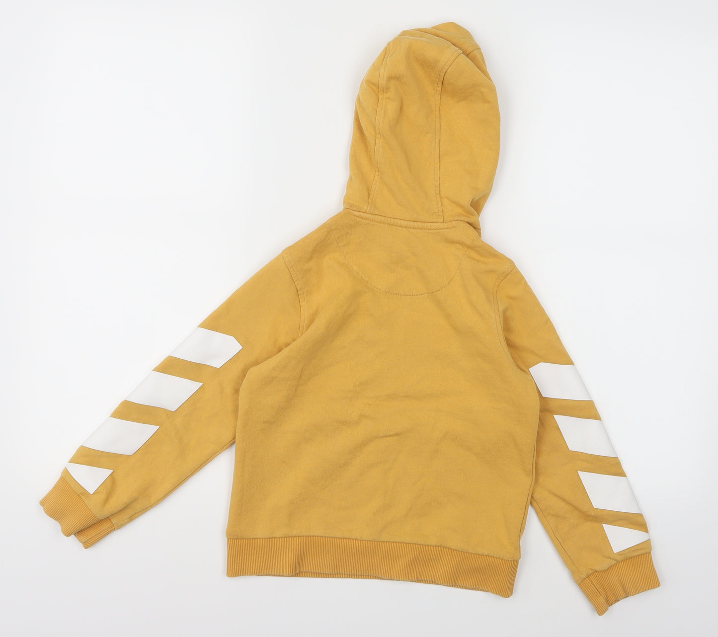 Nutmeg Girls Yellow  Jersey Pullover Hoodie Size 6-7 Years