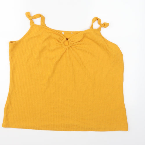 Matalan Womens Yellow   Camisole Tank Size 18