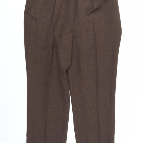 Berkertex Womens Brown  Rayon Trousers  Size 18 L26 in