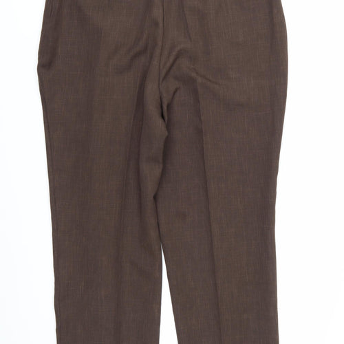 Berkertex Womens Brown  Rayon Trousers  Size 18 L26 in