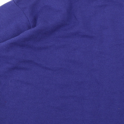 Reflect Womens Blue  Knit Pullover Jumper Size L