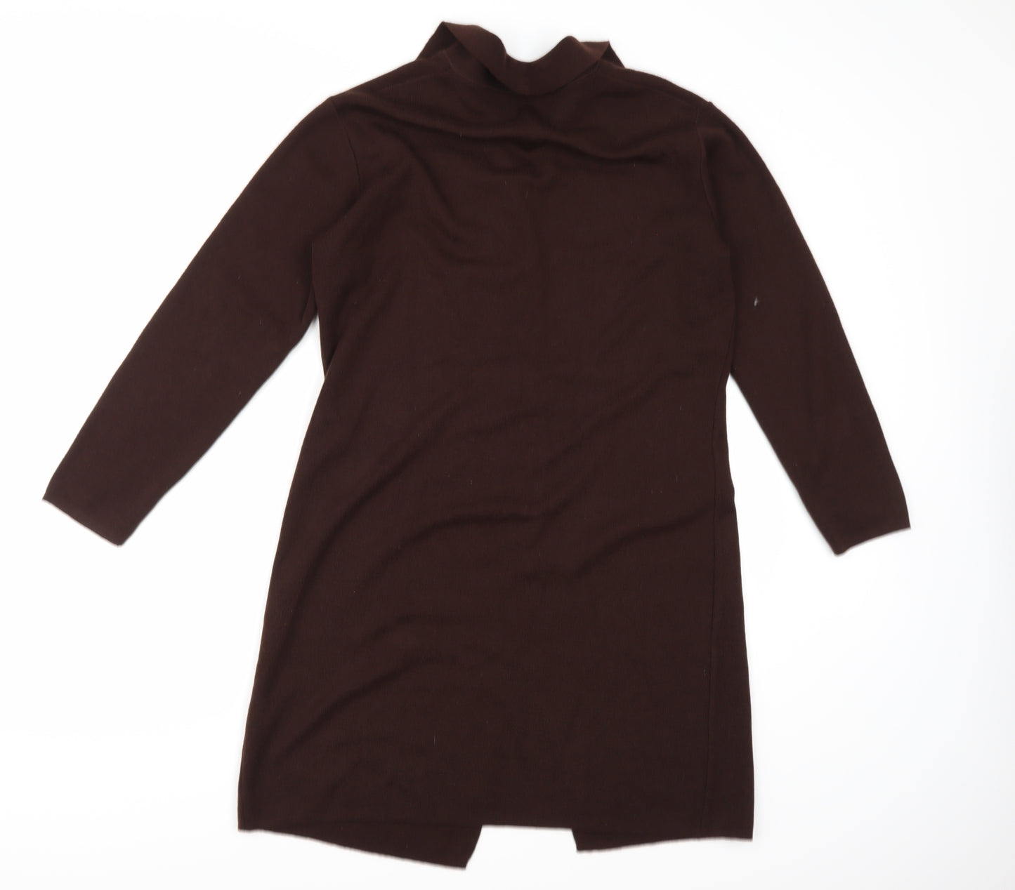 Marks and Spencer Womens Brown  Knit Cardigan Jumper Size 12
