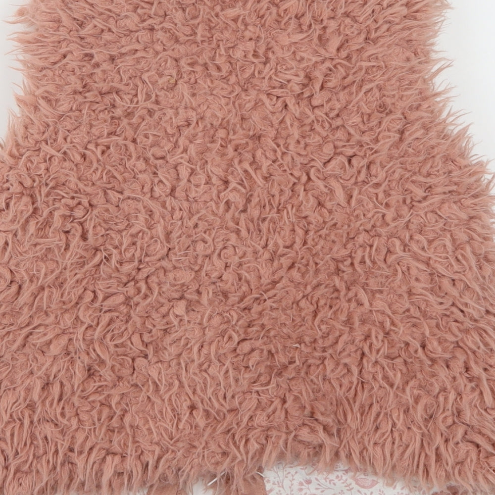 Mantaray Girls Pink  Fleece Gilet Jacket Size 7-8 Years
