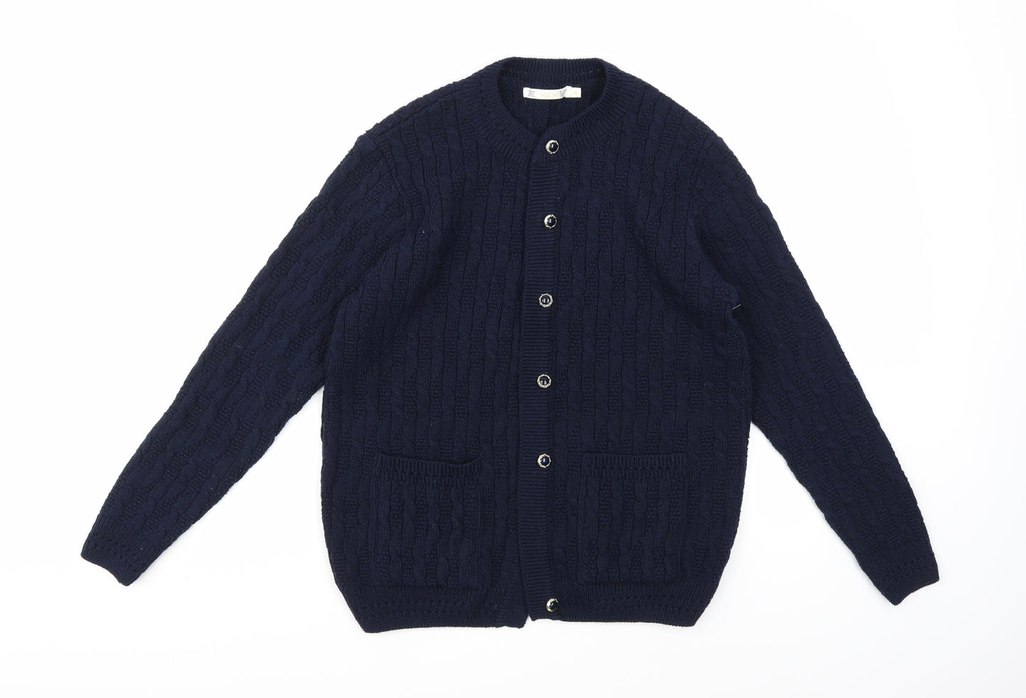 Vida Vi Womens Blue  Knit Cardigan Jumper Size 18