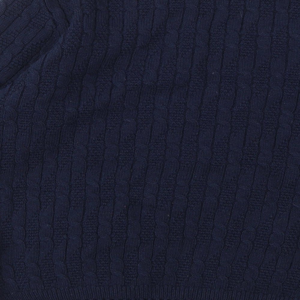 Vida Vi Womens Blue  Knit Cardigan Jumper Size 18
