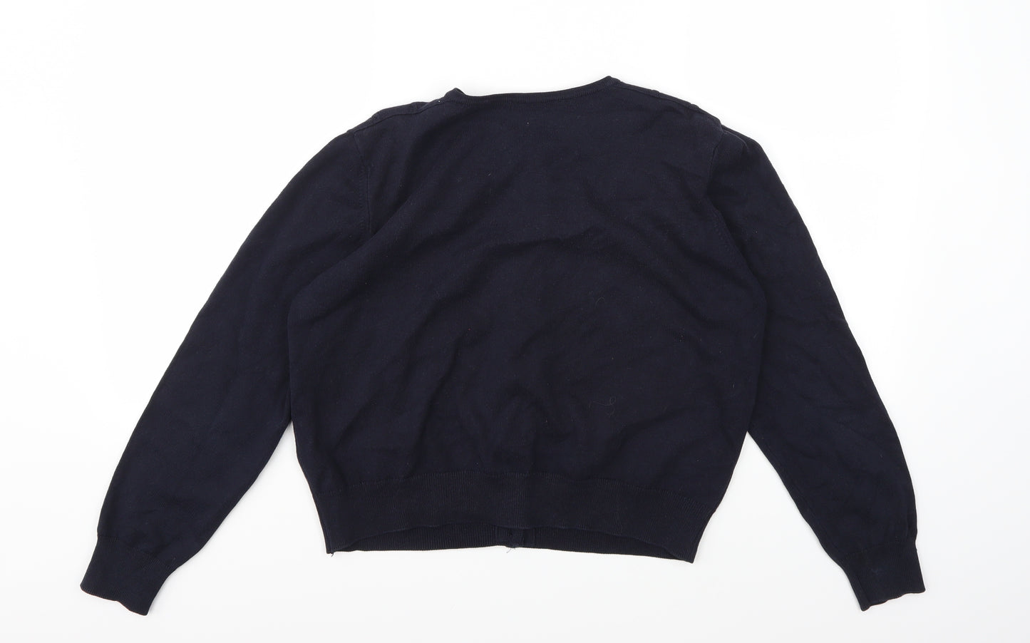 Marks and Spencer Womens Blue  Knit Cardigan Jumper Size 12