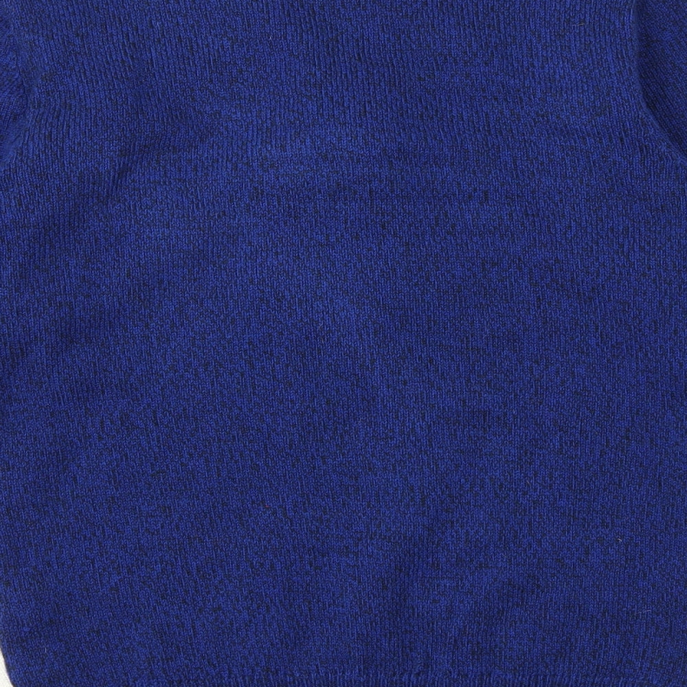 F&F Mens Blue  Knit Pullover Jumper Size S  - Christmas Jumper