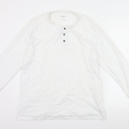 Livergy Mens White    T-Shirt Size XL