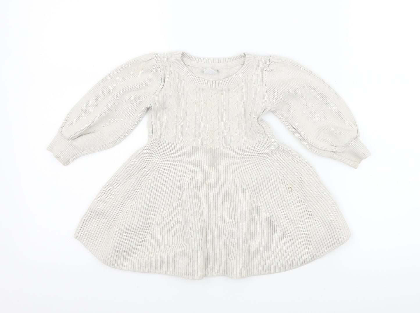 Gap Girls Grey   Jumper Dress  Size 18-24 Months