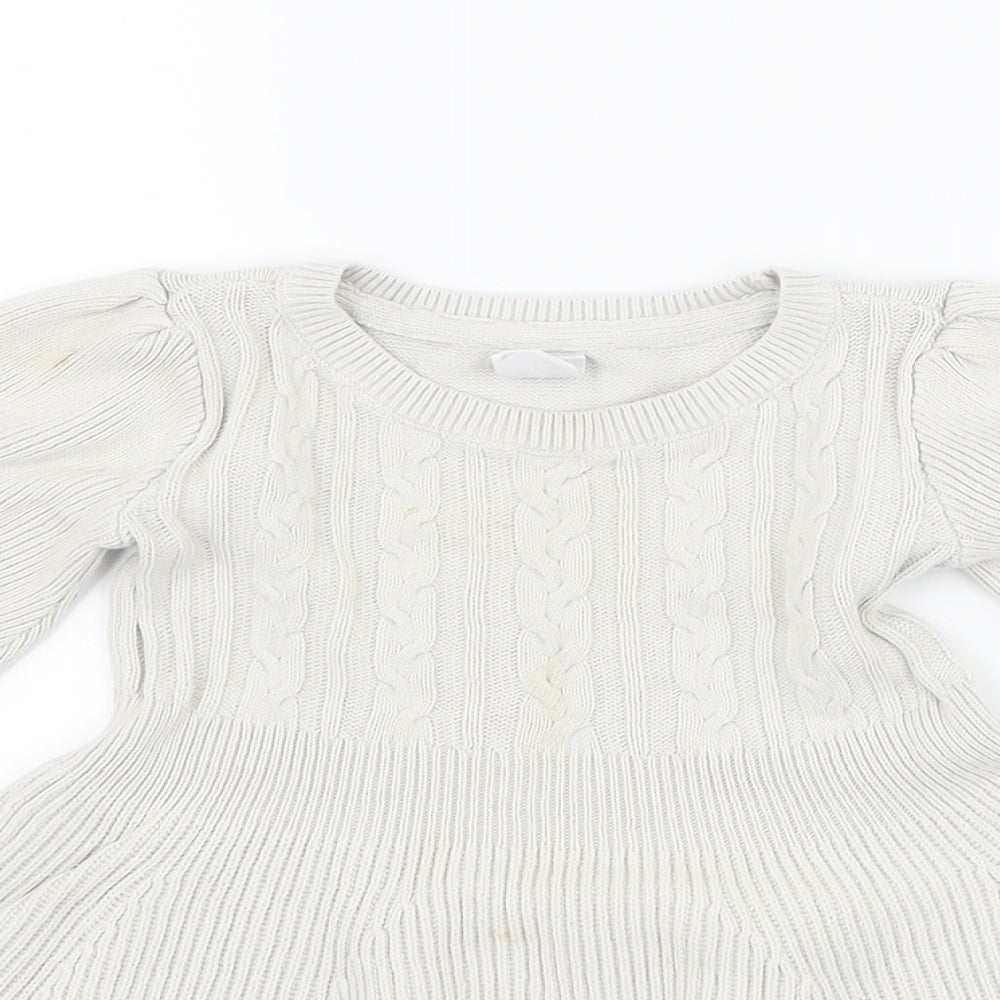 Gap Girls Grey   Jumper Dress  Size 18-24 Months