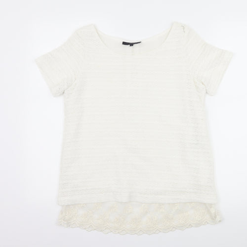 NEXT Womens White   Basic T-Shirt Size 8