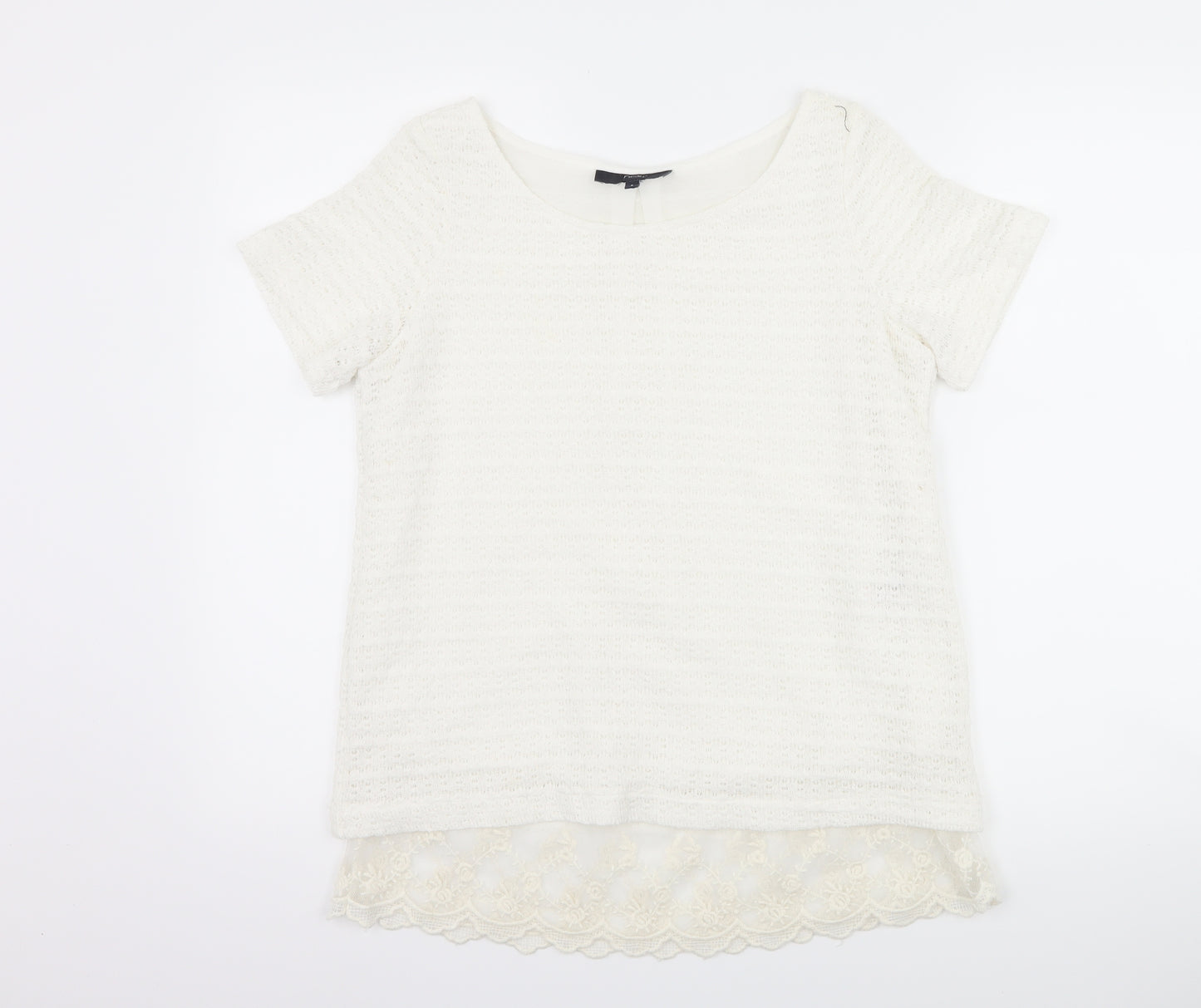 NEXT Womens White   Basic T-Shirt Size 8