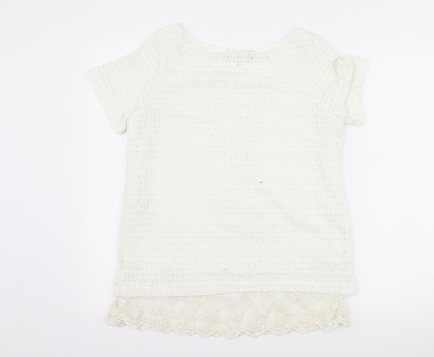 NEXT Womens White   Basic T-Shirt Size 8