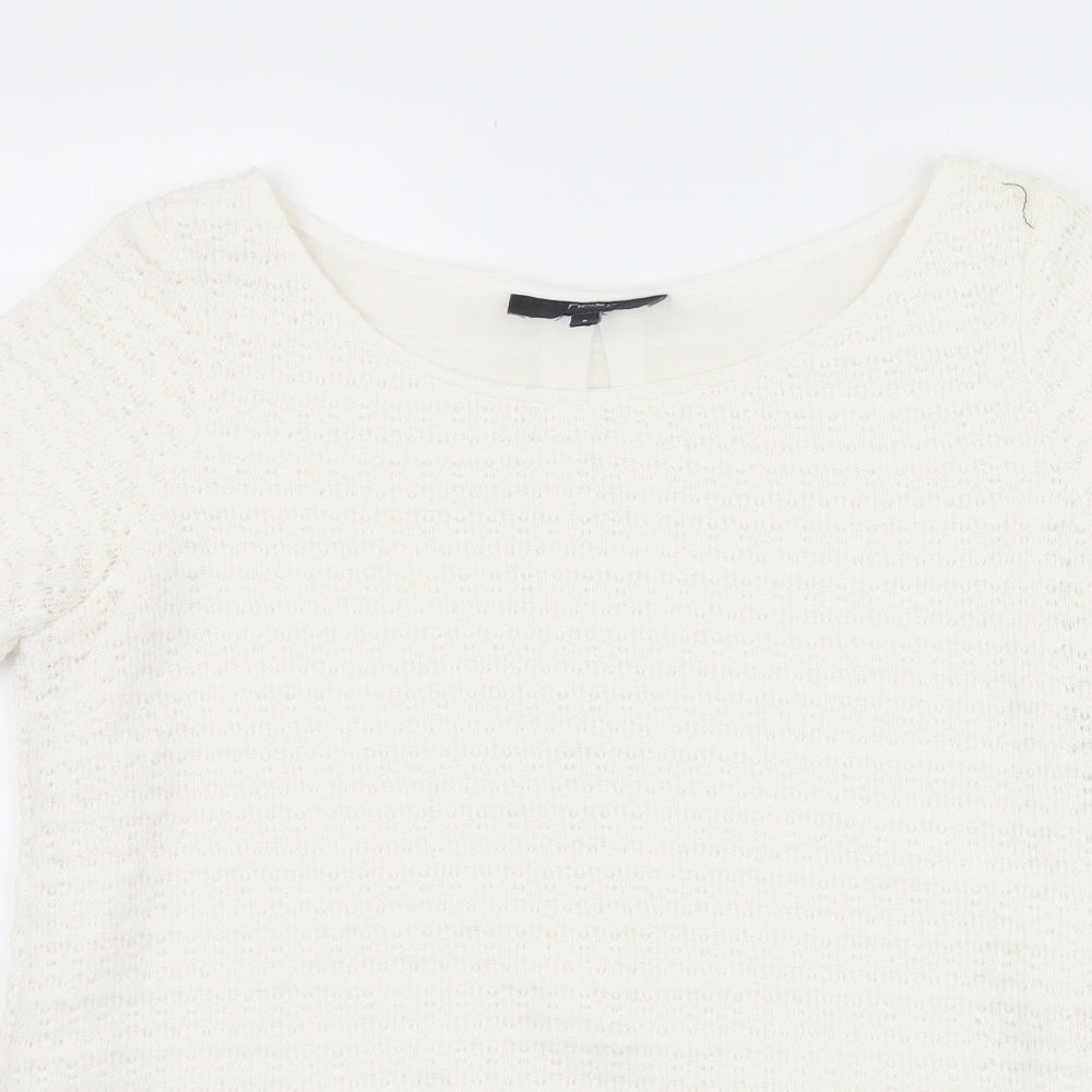 NEXT Womens White   Basic T-Shirt Size 8