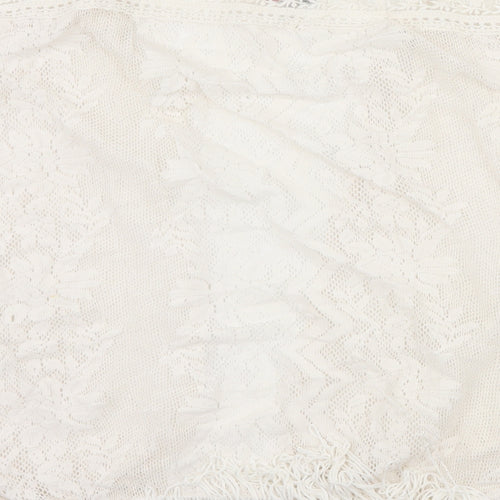River Island Womens Ivory  Lace Cardigan Jumper Size 10