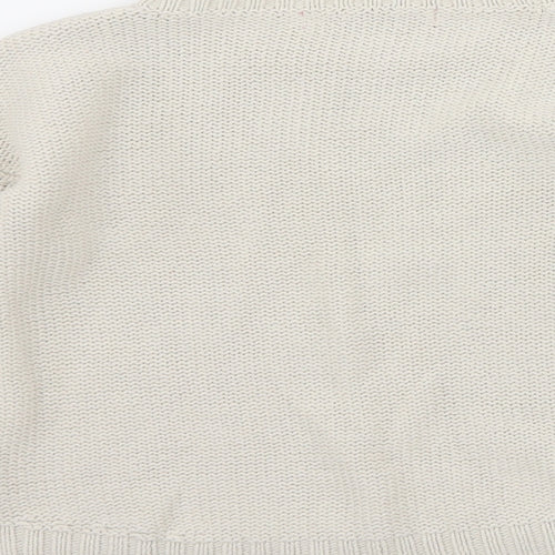Primark Girls Ivory   Pullover Jumper Size 8-9 Years