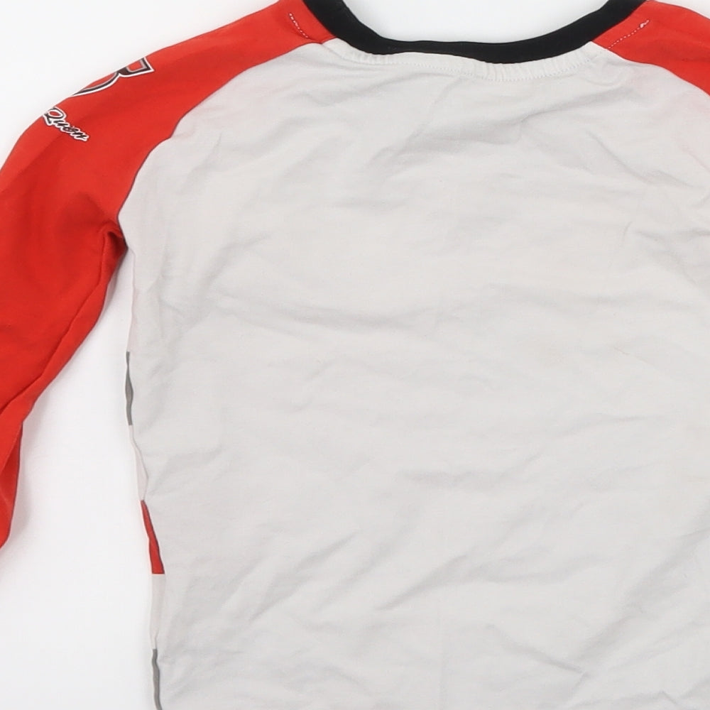 Character Boys Red   Basic T-Shirt Size 5 Years  - cars