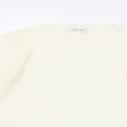 Marks and Spencer Womens Ivory   Pullover Jumper Size 8