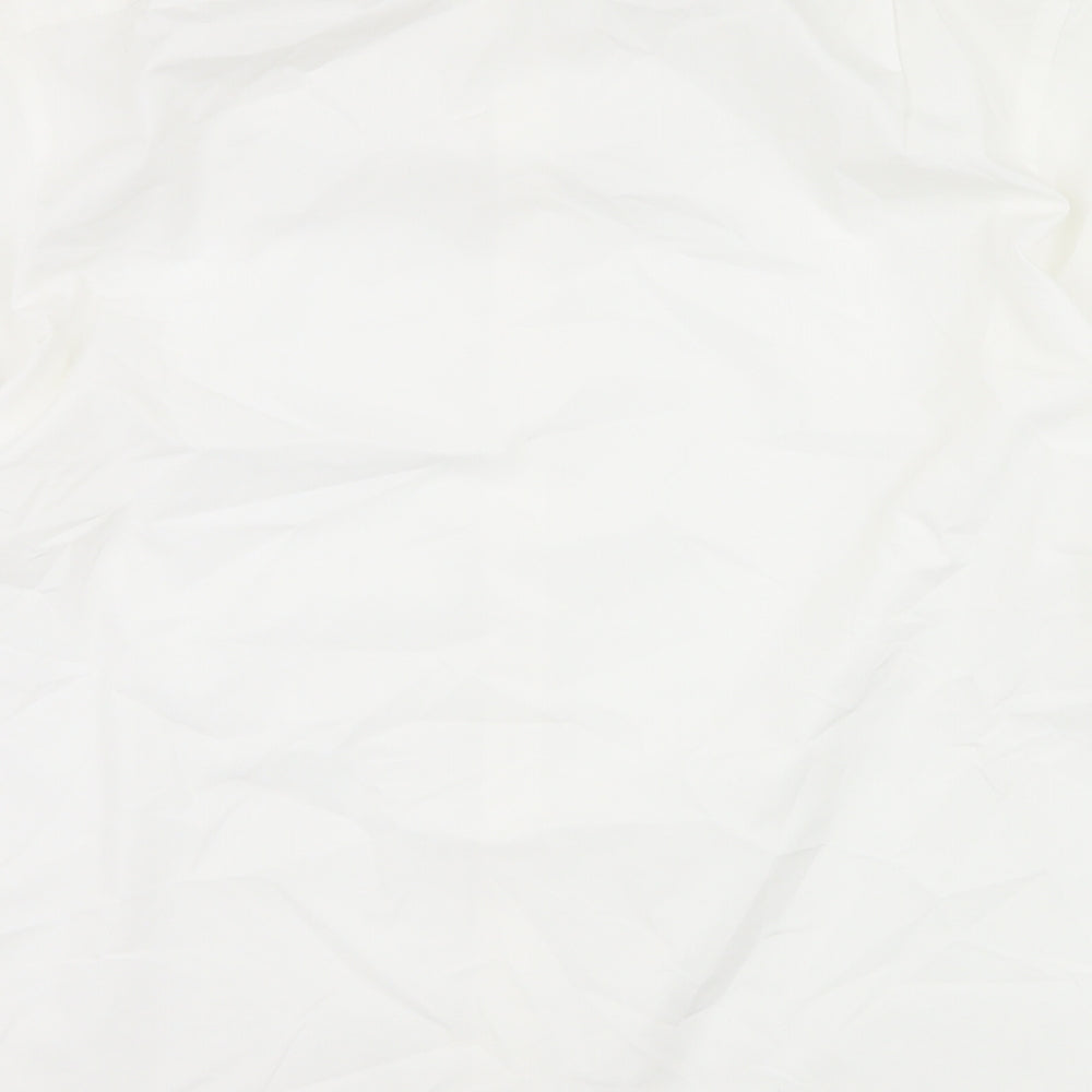 George Mens White    Dress Shirt Size 17.5