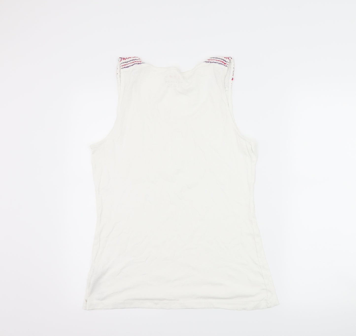 Espirit Womens White   Basic Tank Size XL