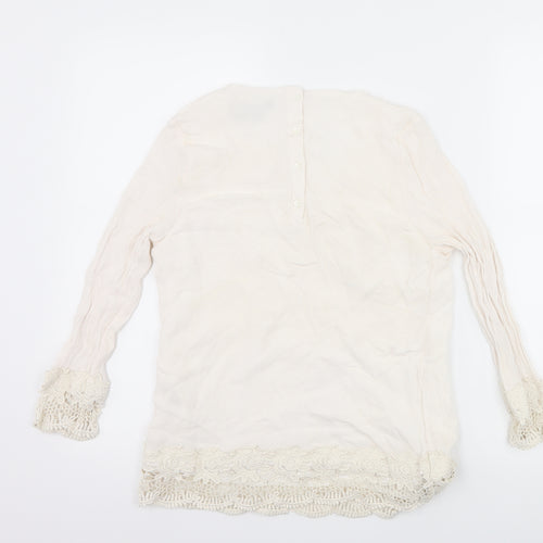 French Connection Womens White   Basic Blouse Size 10