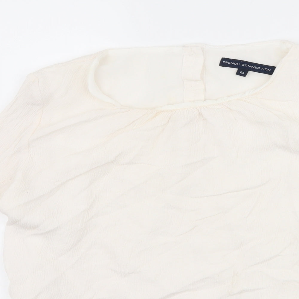 French Connection Womens White   Basic Blouse Size 10