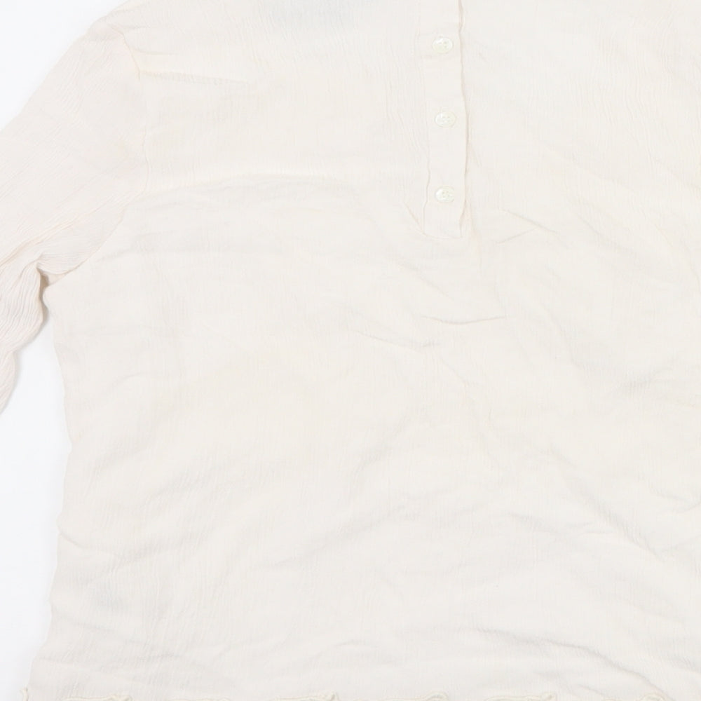 French Connection Womens White   Basic Blouse Size 10