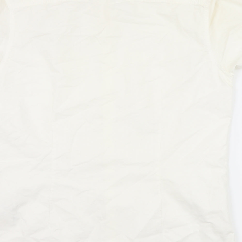 Burton Mens White    Button-Up Size M