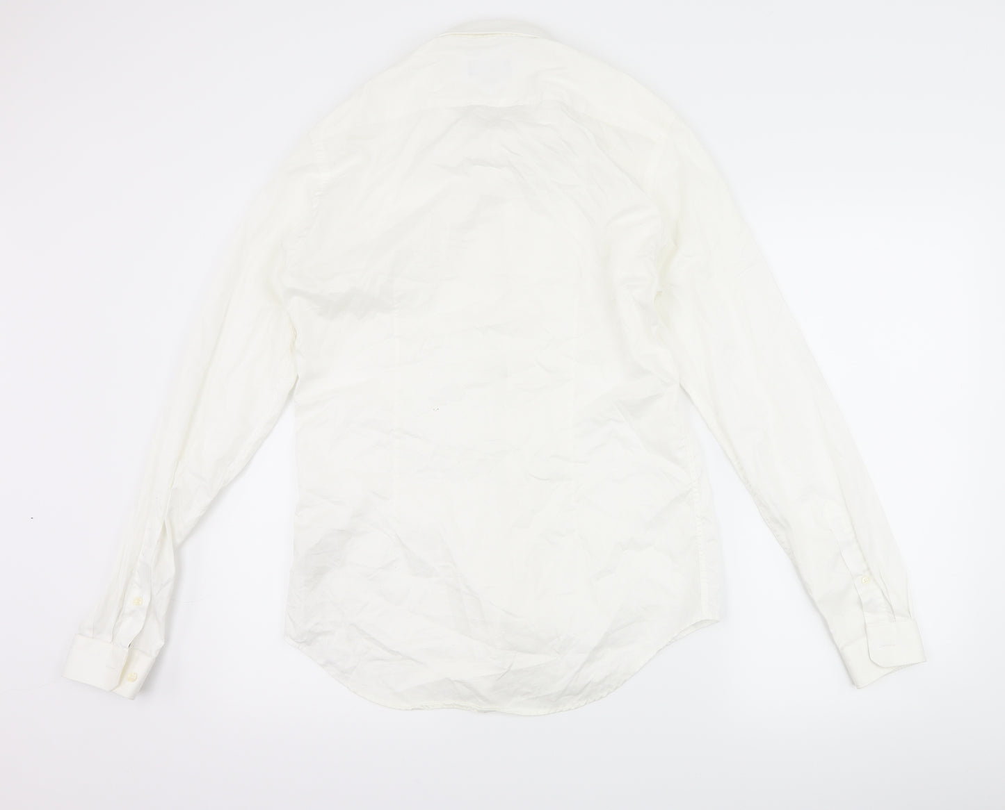 Zara Mens White    Dress Shirt Size M