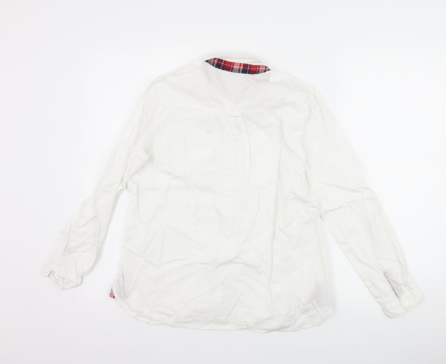 estacot Boys White   Basic Button-Up Size L